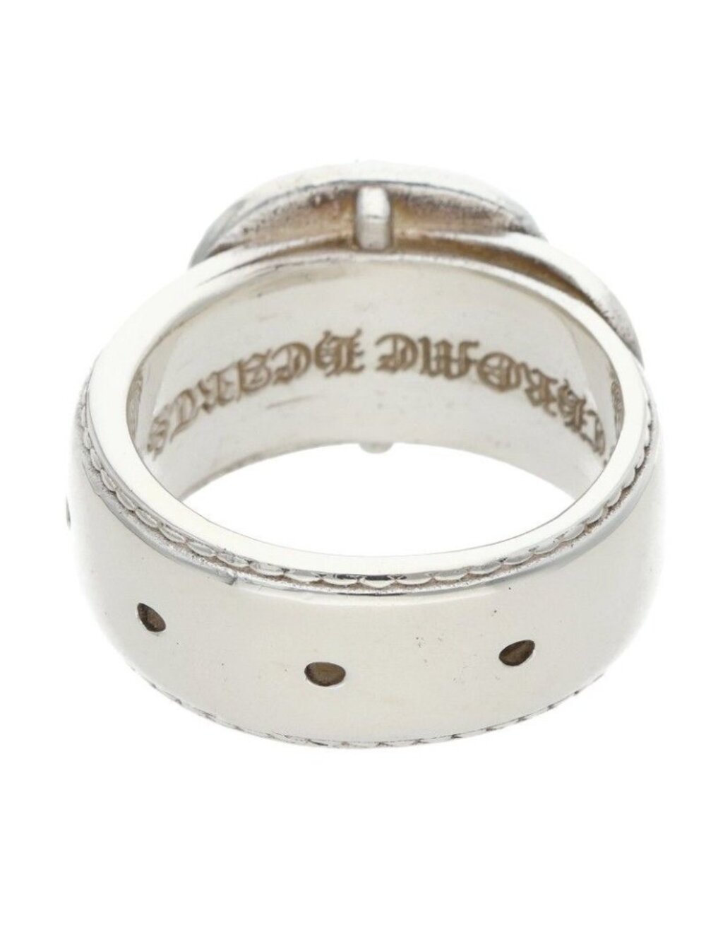 Chrome Hearts Belted Gunslinger LG Silver Ring - Picture 2 of 6